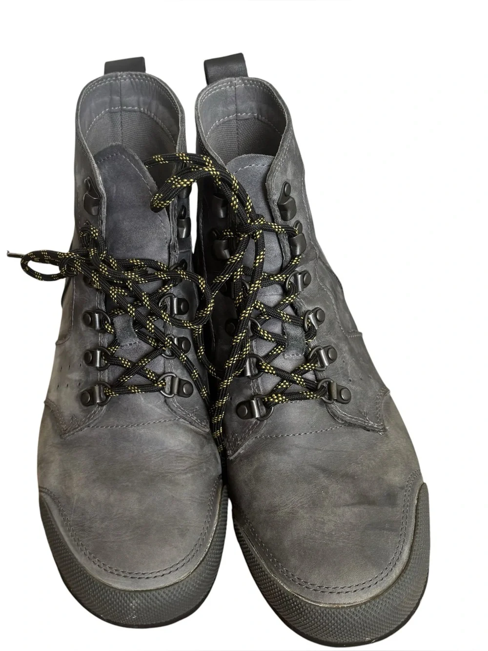 Sorel Ankeny Mid High Men's Gray Waterproof Lace-Up Leather Hiking Boots